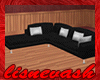 (L) Black Suede Sectionl