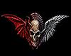 devil/angel skull