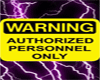 Authorized Personnel