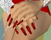 red nails