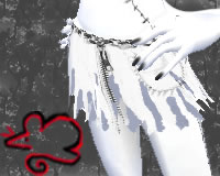 White Chain Skirt