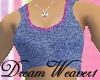 Purple Ruffle Denim Top