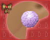 BB*Purpl Glitter Earstud