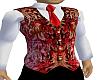 Red Brocade Vest