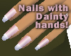 c27 Pink French manicure