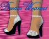 Silver Closed-Toe Sandal