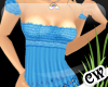 Sassy OffShoulder Blue