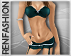 $R Teal-Lgt Bl Lingerie