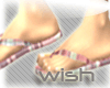 {W} Pink Plaid FlipFlops