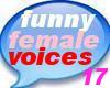 17 FUNNY FEMALE SOUNDS