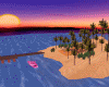 Romantic Sunset Island