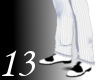 [13] Wht Blck Pin. Pants