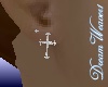 Silver Cross Earrings