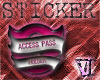 Access Pass Holder