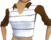 Brown White Stripe Oxfor