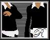 (R)Black Layered T-Shirt