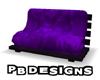 PB Purple Futon Couch