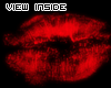 Red Kiss Mark