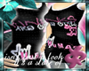 dp`s skul top&jins PINKx