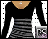 [PS] Stripe Top - Grey