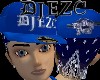 (djezc)  blue djezc cap