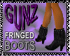 @ Fringed Black Suede