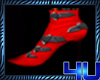 4u Red Leather Boots