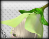 L| Flower hat green