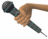 Microphone with music