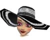 Silver & Black Hat
