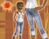 Light Wash Denimn Capris