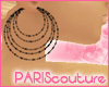 *Pc* Glam Hoops Black