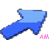 Blue Arrow Right