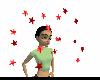 Animated Red Stars