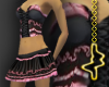 [M] Black Ruffle Corset