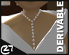 White "Y" Necklace