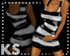 {K} Silver Sequin Dress