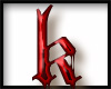 blood dripping letter k
