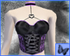 Velvet Bustier - Lilac
