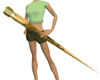 gold staff