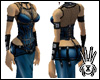 Blue Bondage Gown