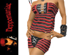 Bathing Belle Suit Red