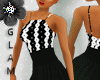*G* White Black Sundress