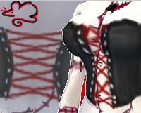 Black Corset With Red