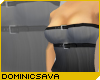 Belts Top - Black-Grey