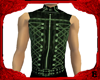 Leather & Lace Top Green