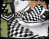 Flats black and white