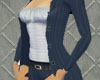 Pinstriped Navy suit