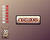 (BS) DIRTY sticker