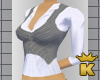 {K} Grey Vest /w shirt